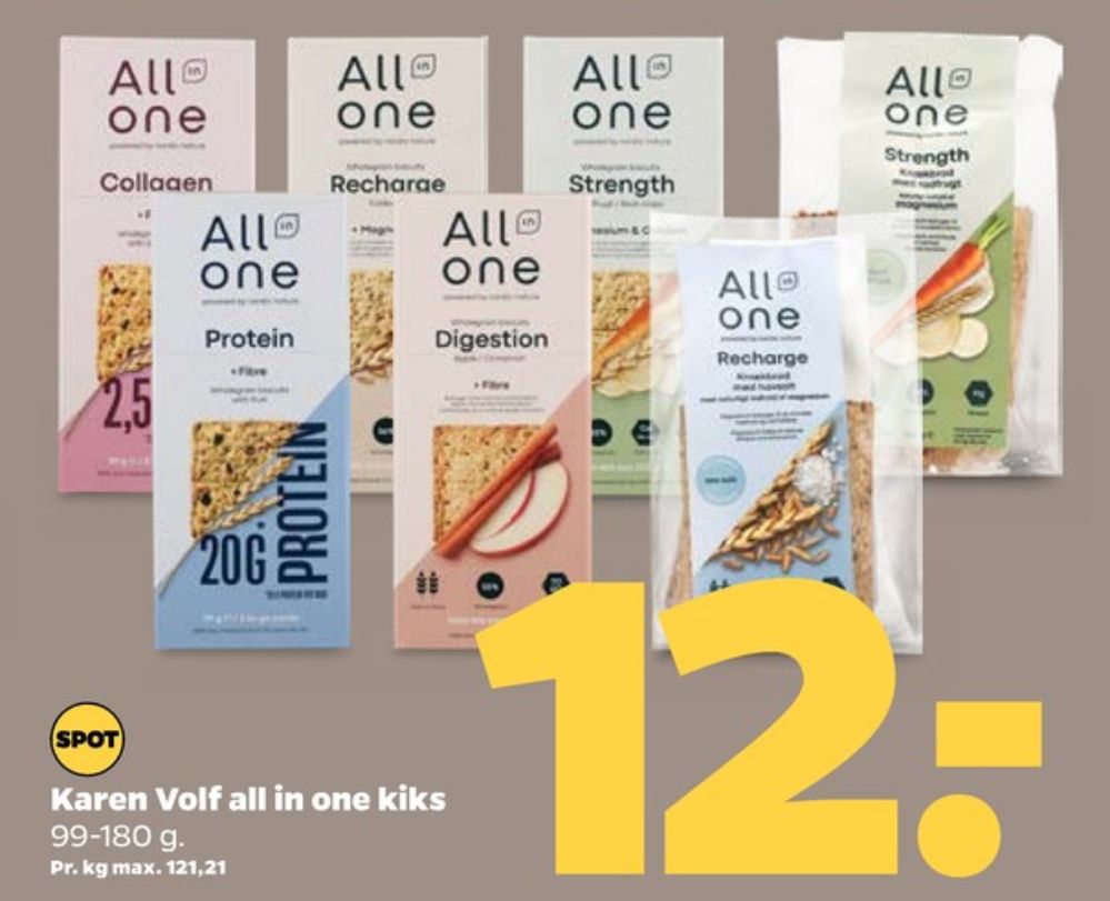 All in One, All in One Strength med Rodfrugt