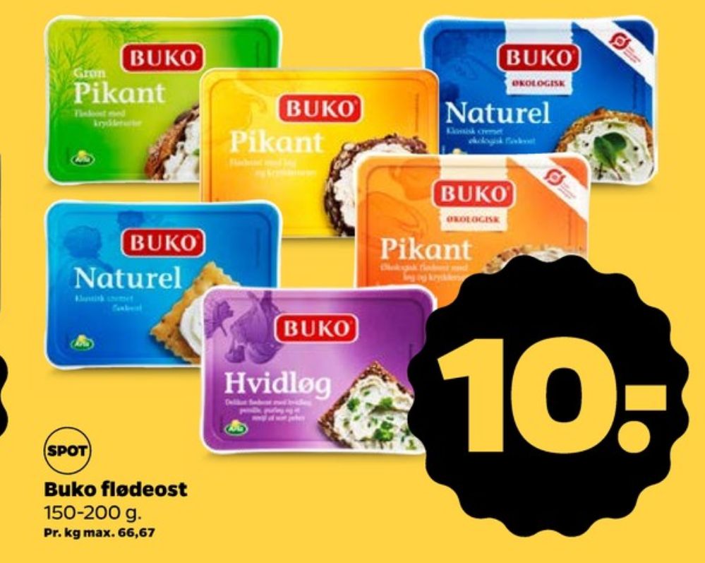 Buko, Flødeost Pikant Løg og Krydderurter