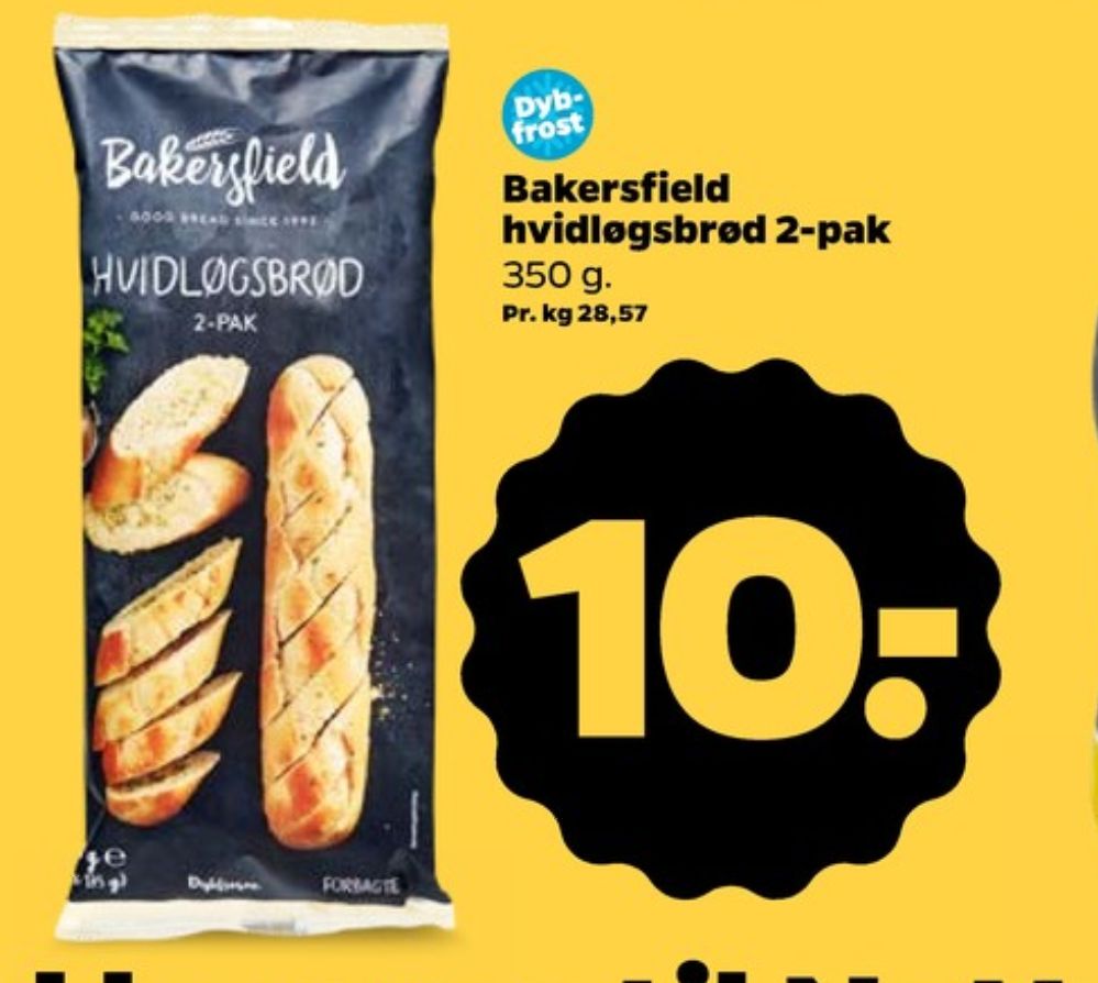 Bakersfield, Hvidløgsbrød