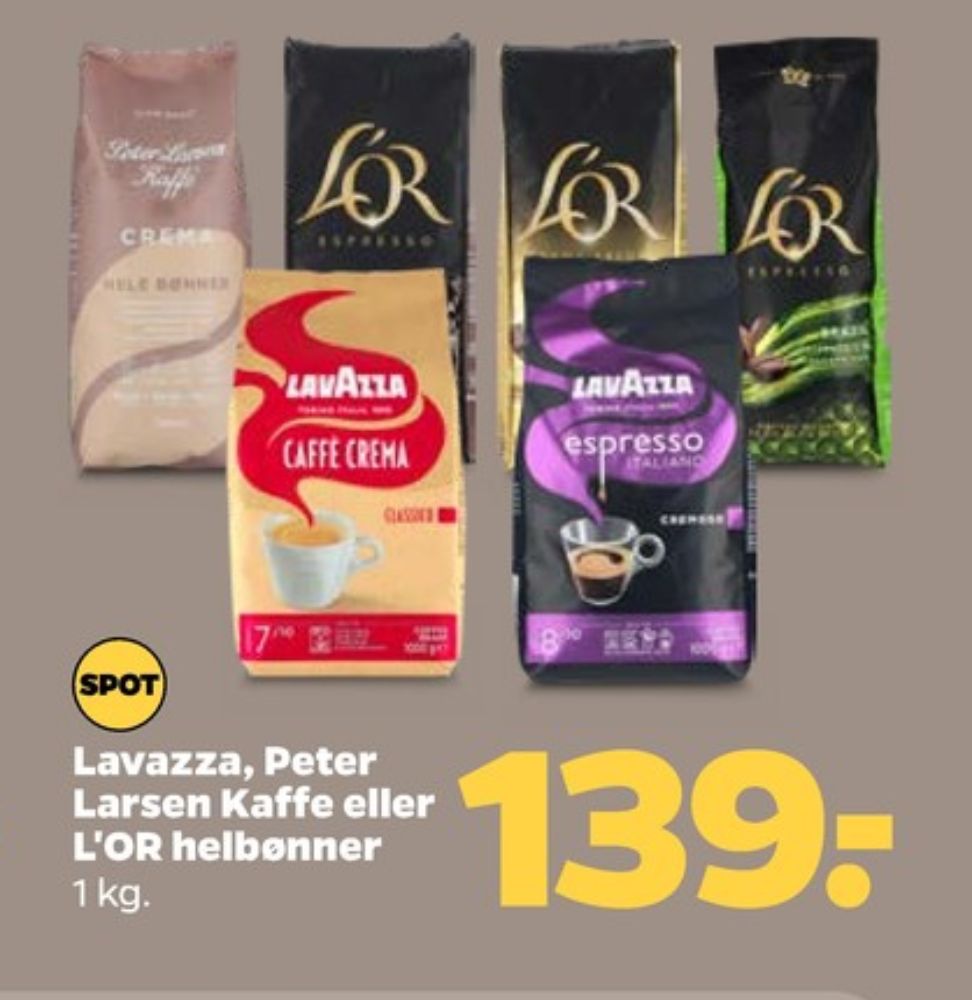 LavAzza Caffe Crema Classico, Kaffebønner
