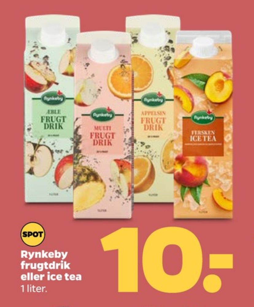 Rynkeby, Ice Tea Fersken