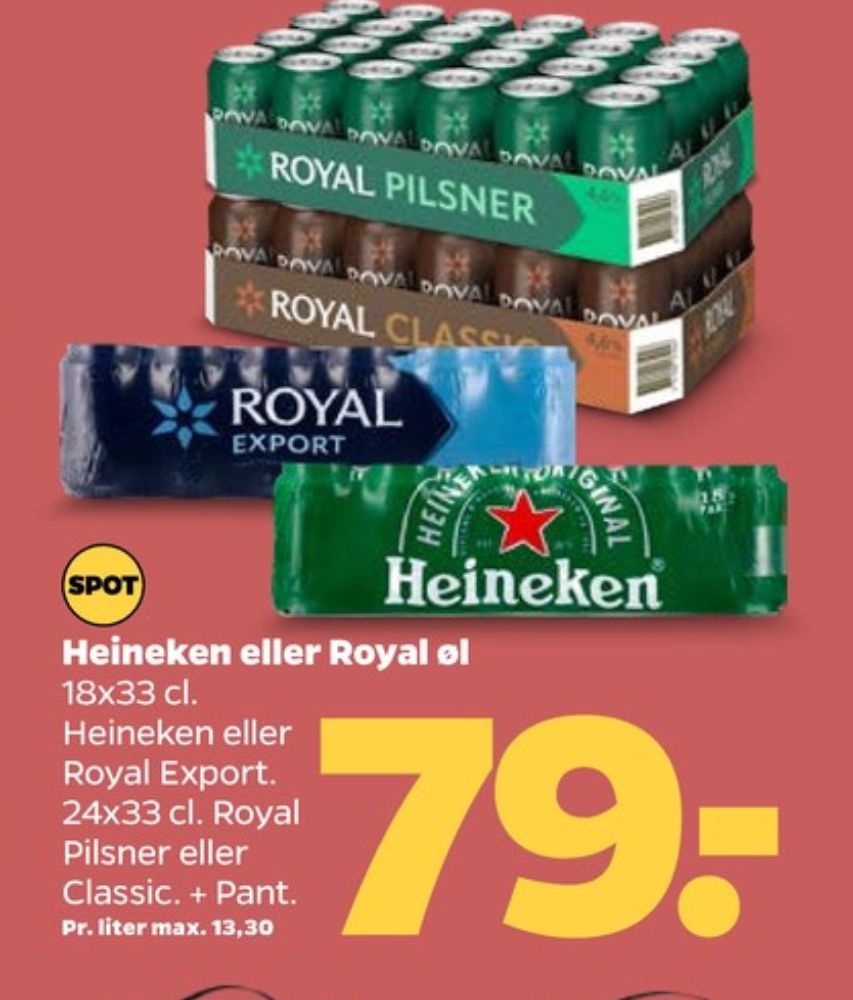 Royal Pilsner, Øl 24 pk.