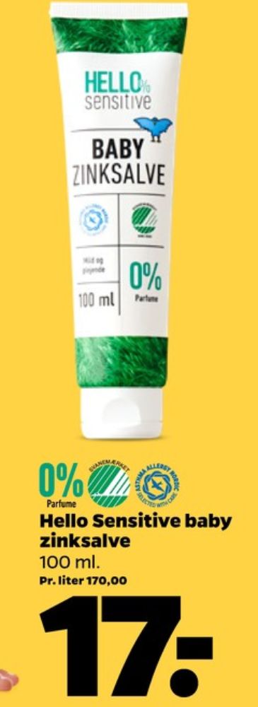 Hello Sensitive, Zinksalve