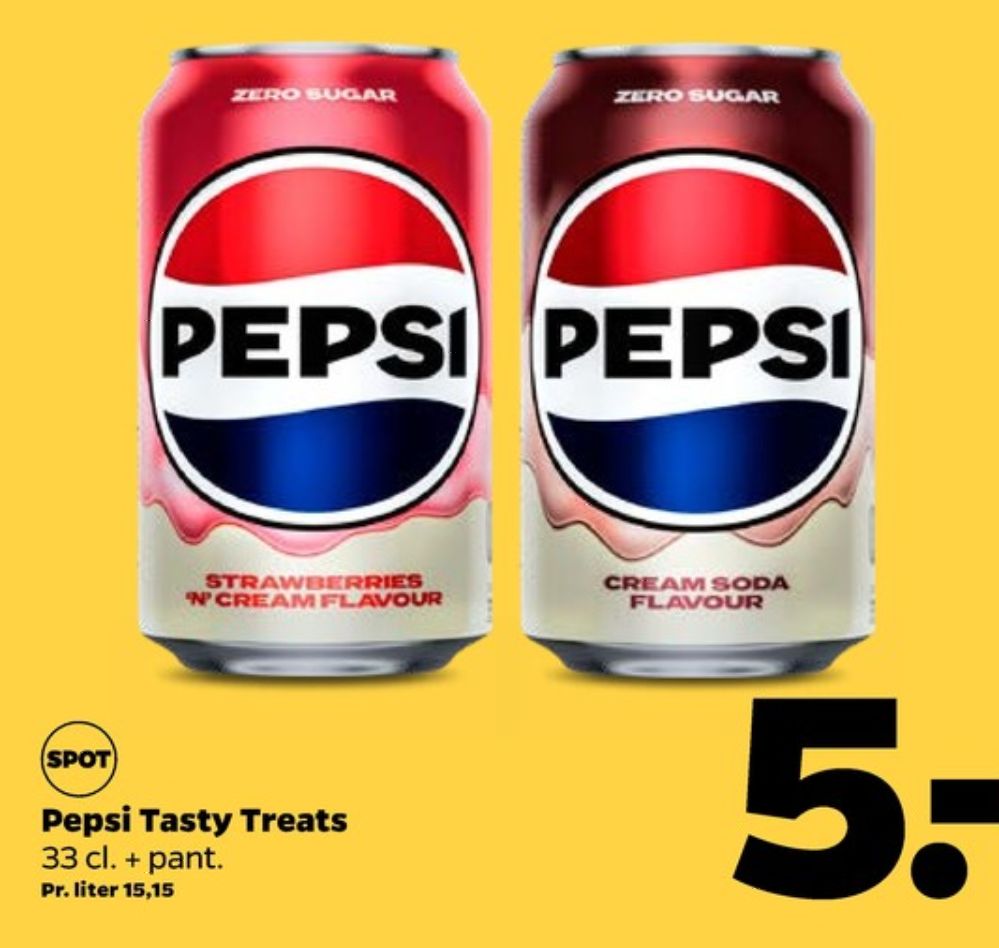 Pepsi Strawberries & Cream, Cola