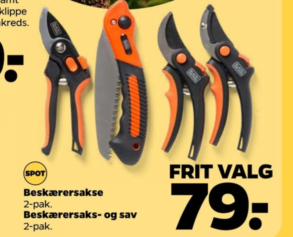 Black&Decker, Beskæresaks