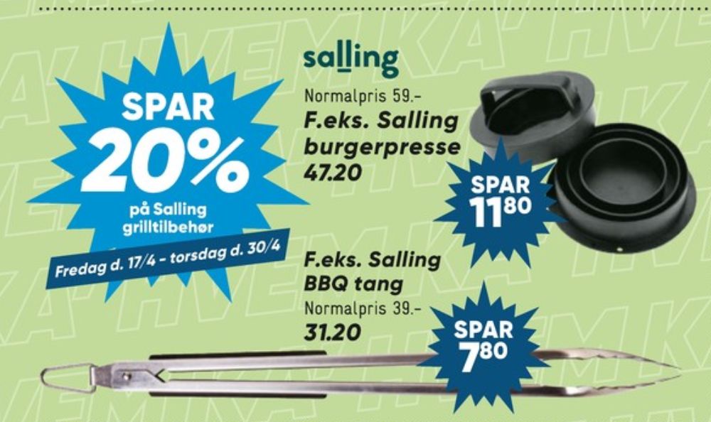 Salling, Burgerpresser