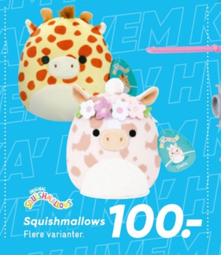 Squishmallows, Plysdyr