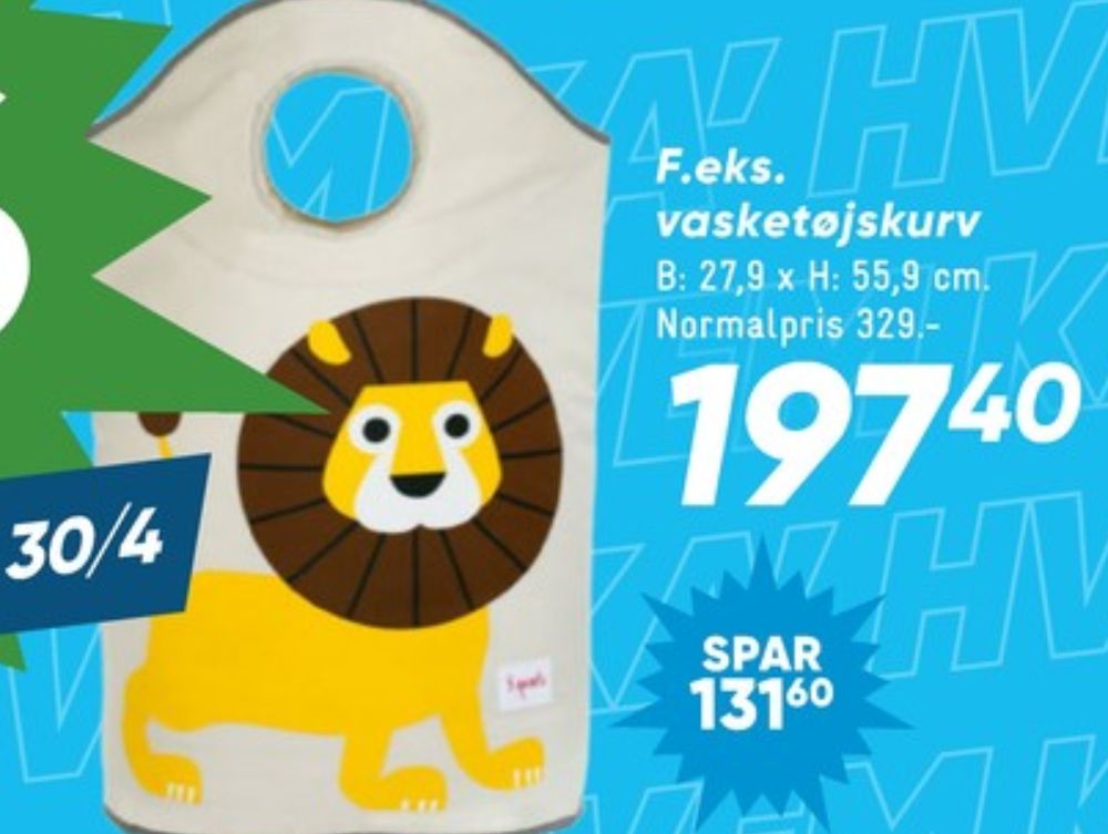 3 Sprouts, Vasketøjskurv