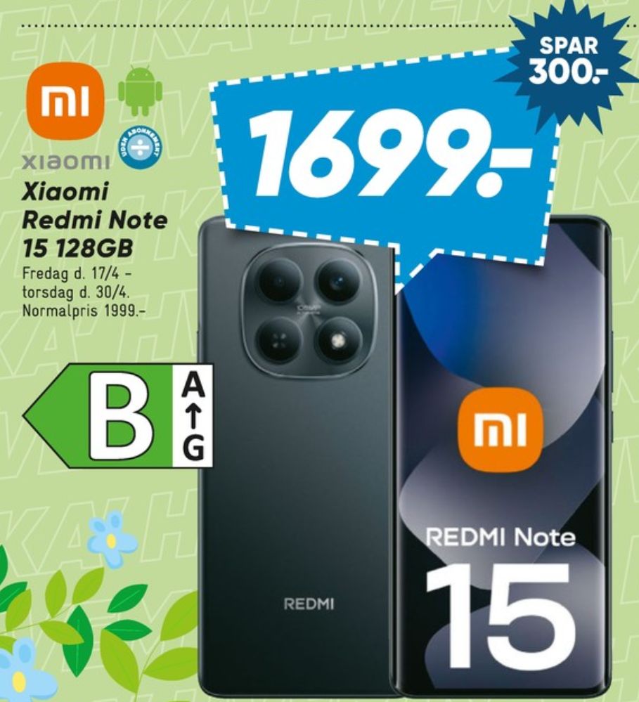 Xiaomi Redmi Note 15, Mobiltelefon