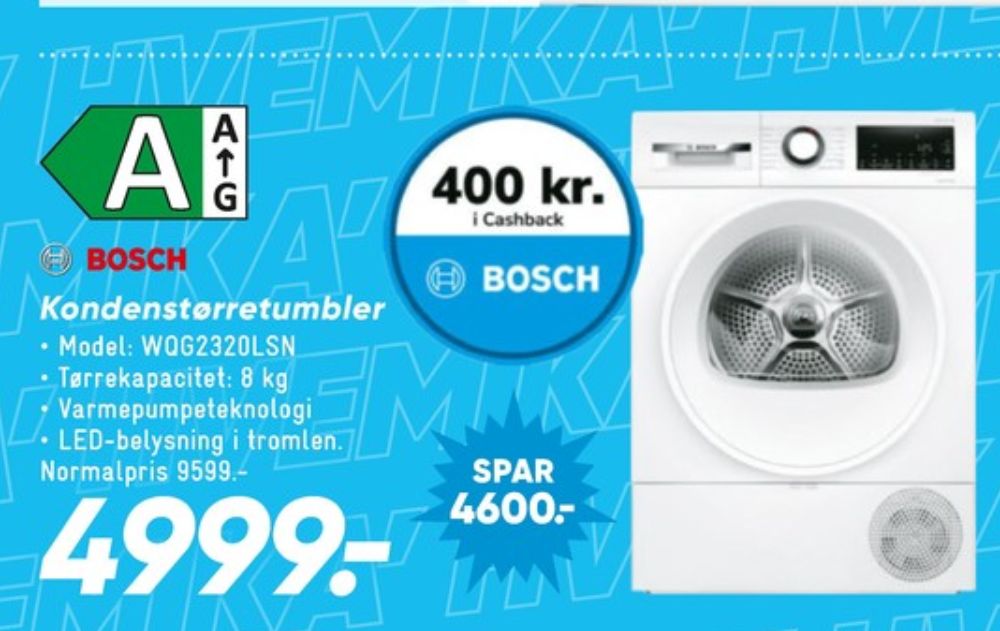 Bosch, Tørretumbler