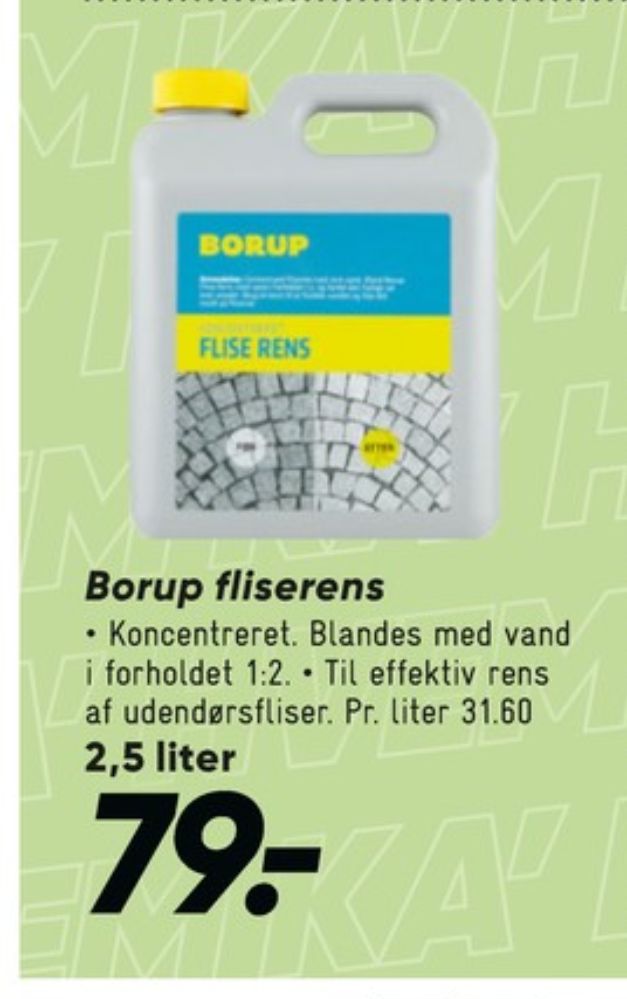 Borup, Fliserens