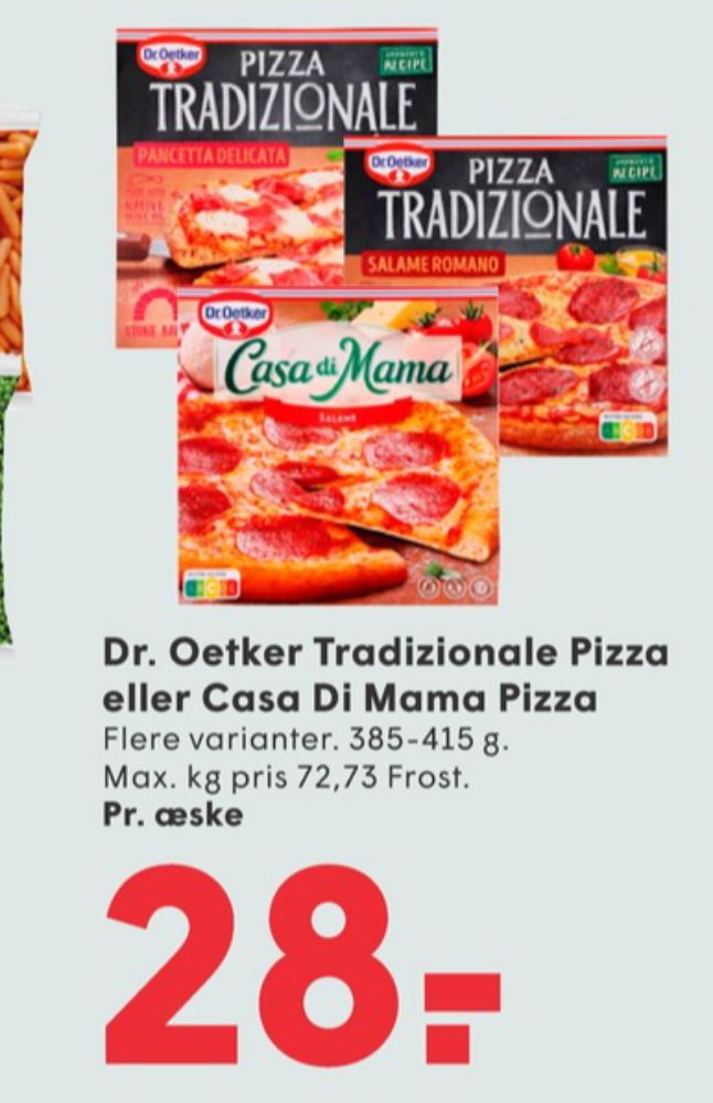 Tradizionale, Pancetta Delicata Pizza