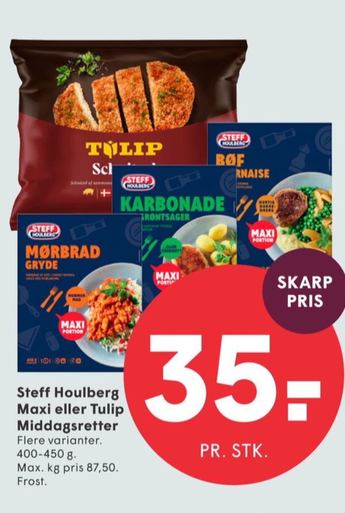 Steff Houlberg, Karbonade med Grøntsager