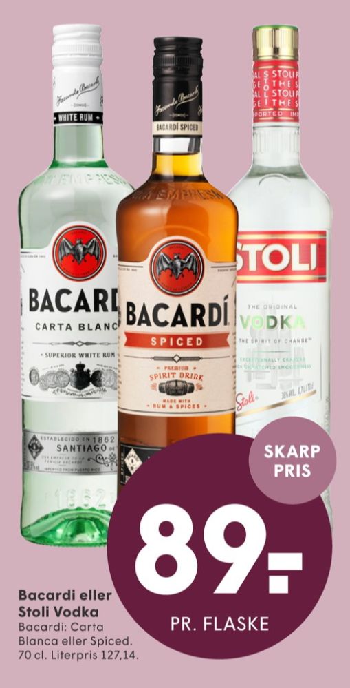 Bacardi Spiced, Rom