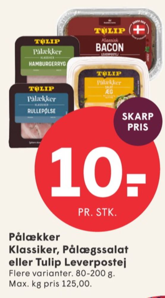 Tulip Klassisk Bacon, Leverpostej