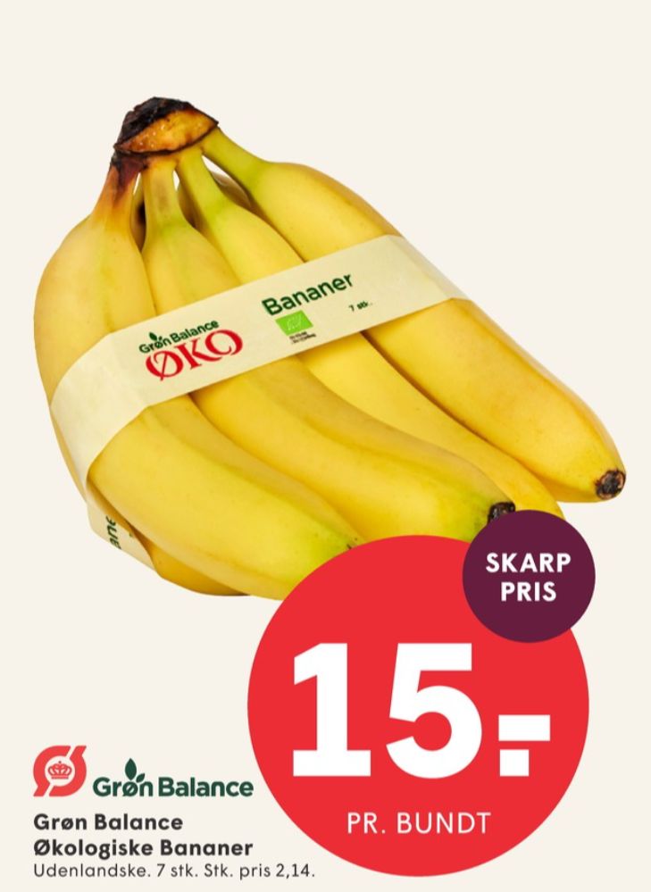 Grøn Balance, Bananer