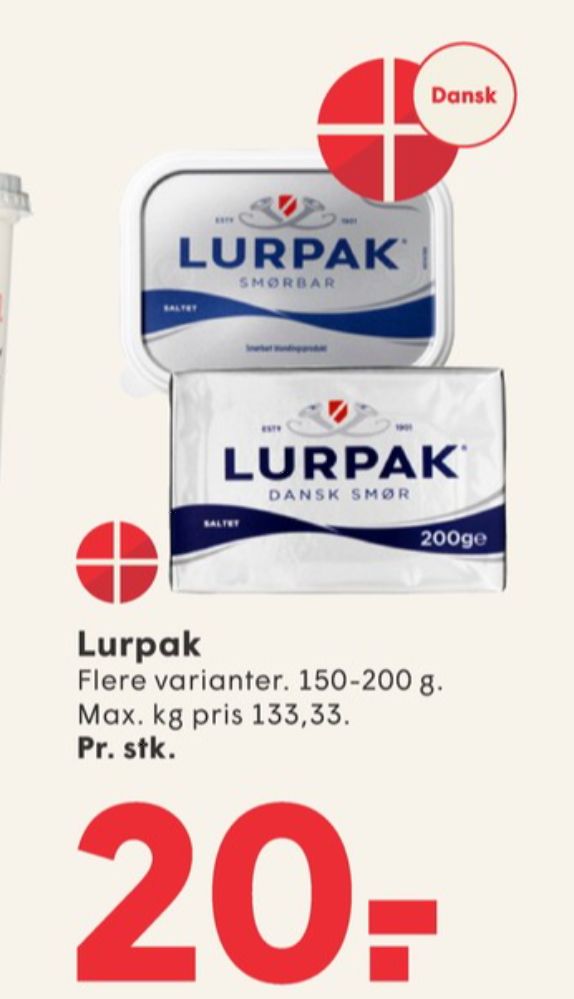 Lurpak, Smør citron og havsalt