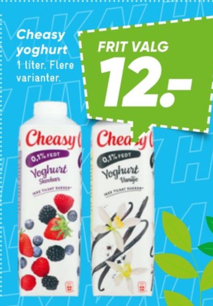 Cheasy, Vanilje Yoghurt 