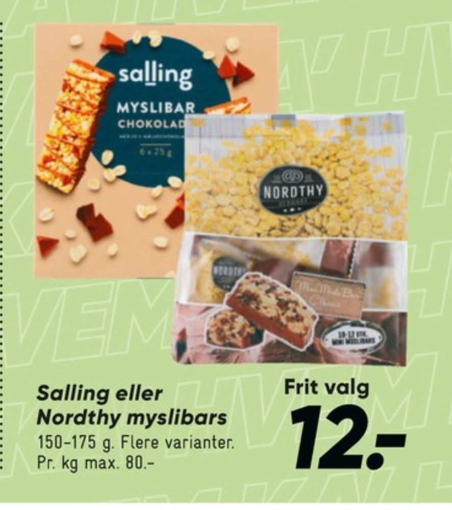 Salling, Myslibar