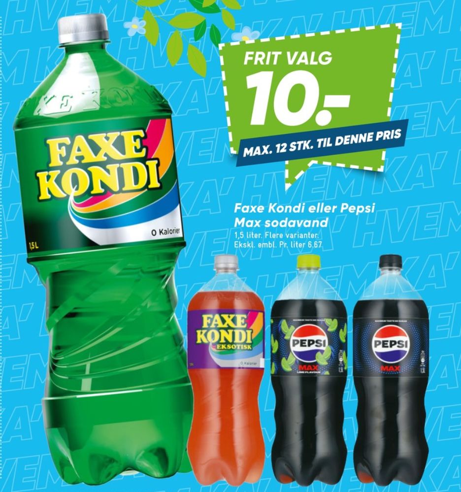 Faxe Kondi 0 Kalorier, Sportssodavand