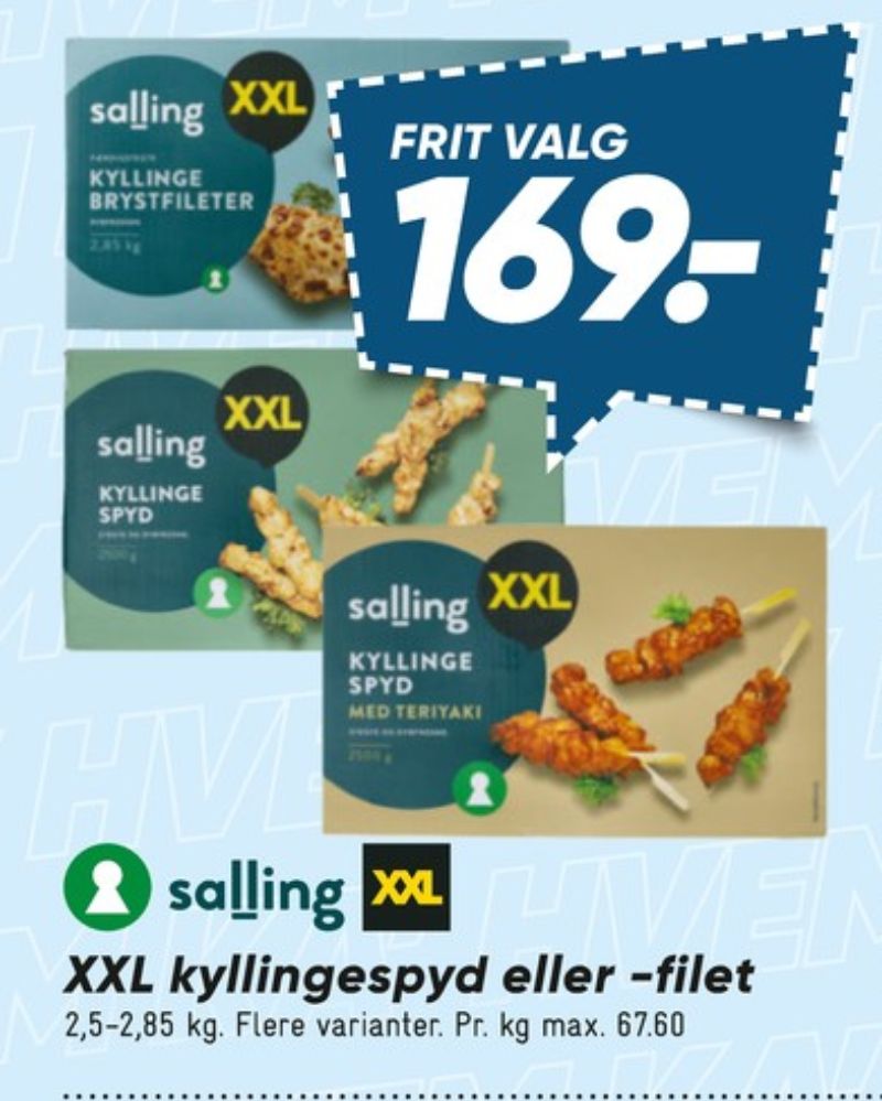 Salling, Kyllingebrystfilet