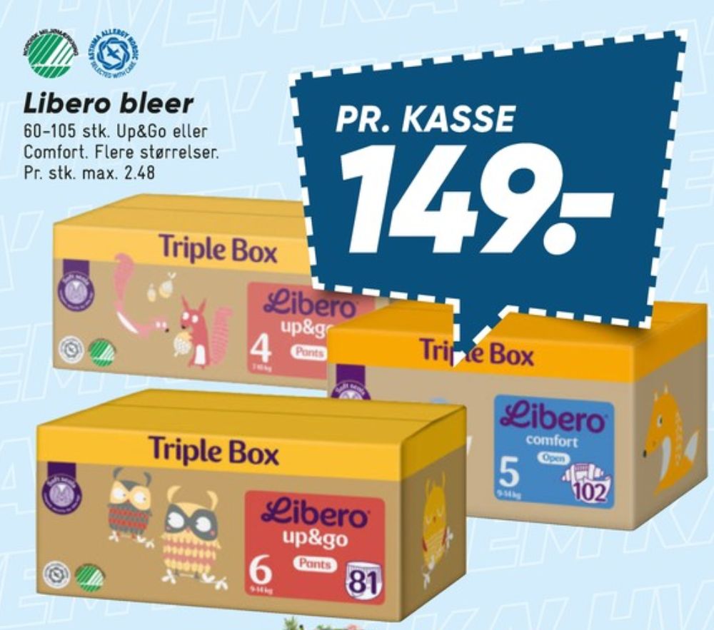 Libero Comfort, Bleer str 3 5-8 kg