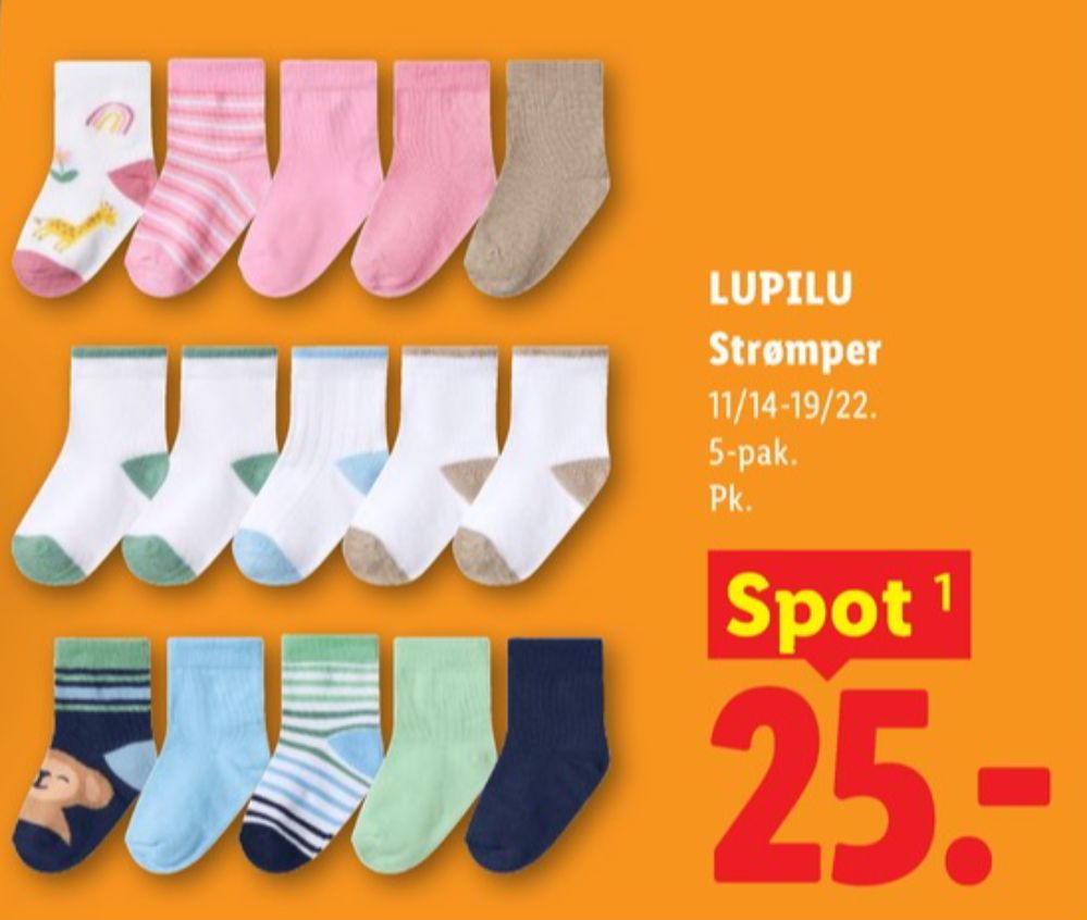 Lupilu, Strømper