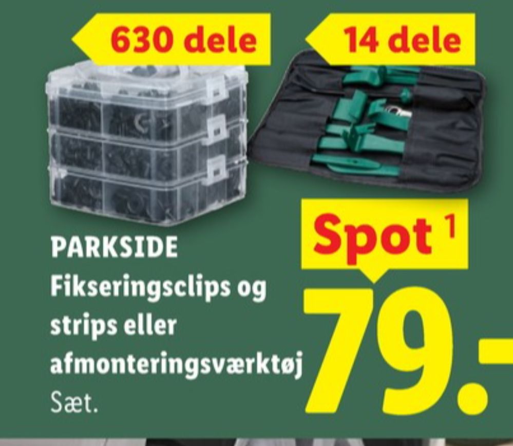 Parkside, Sortimentsbokse