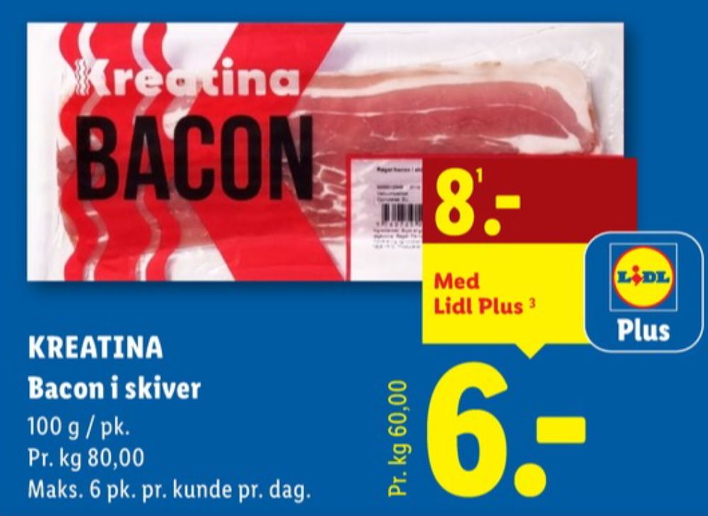 Kreatina, Baconskiver