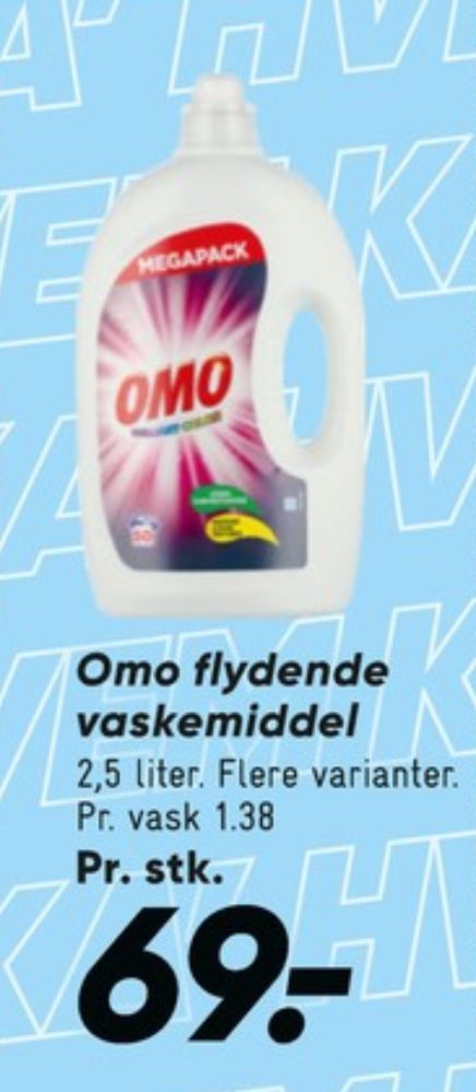 Omo, Vaskemiddel-flydende