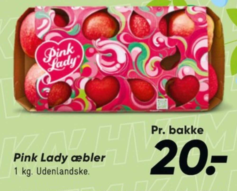 Pink lady, Æbler