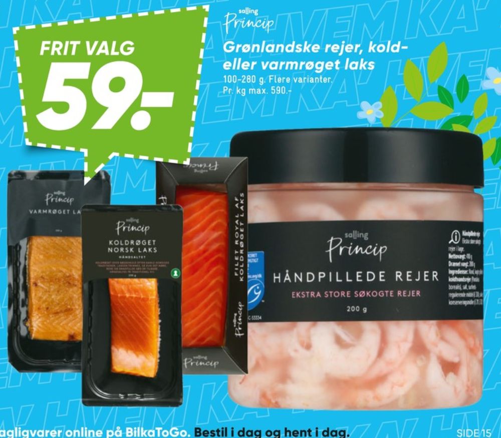 Salling Princip, Rejer