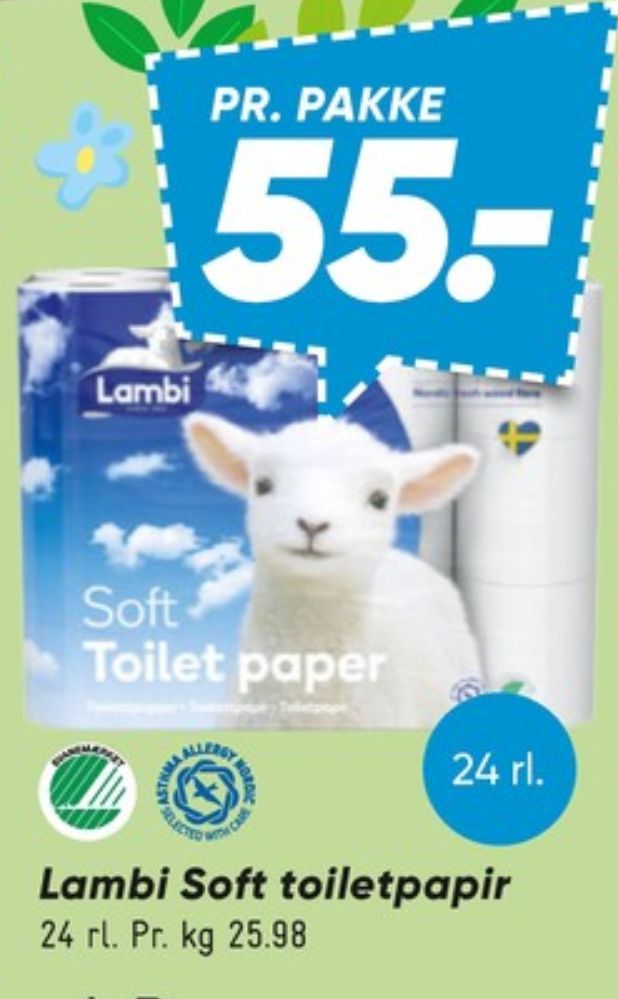 Lambi Soft, Toiletpapir