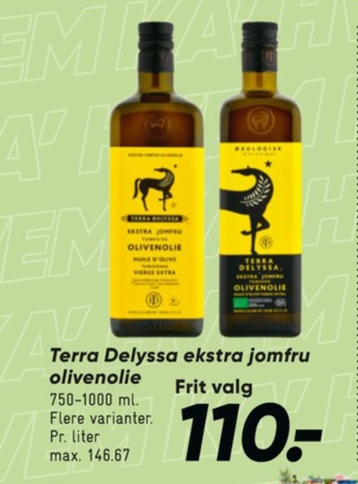 Terra Delyssa, Olivenolie