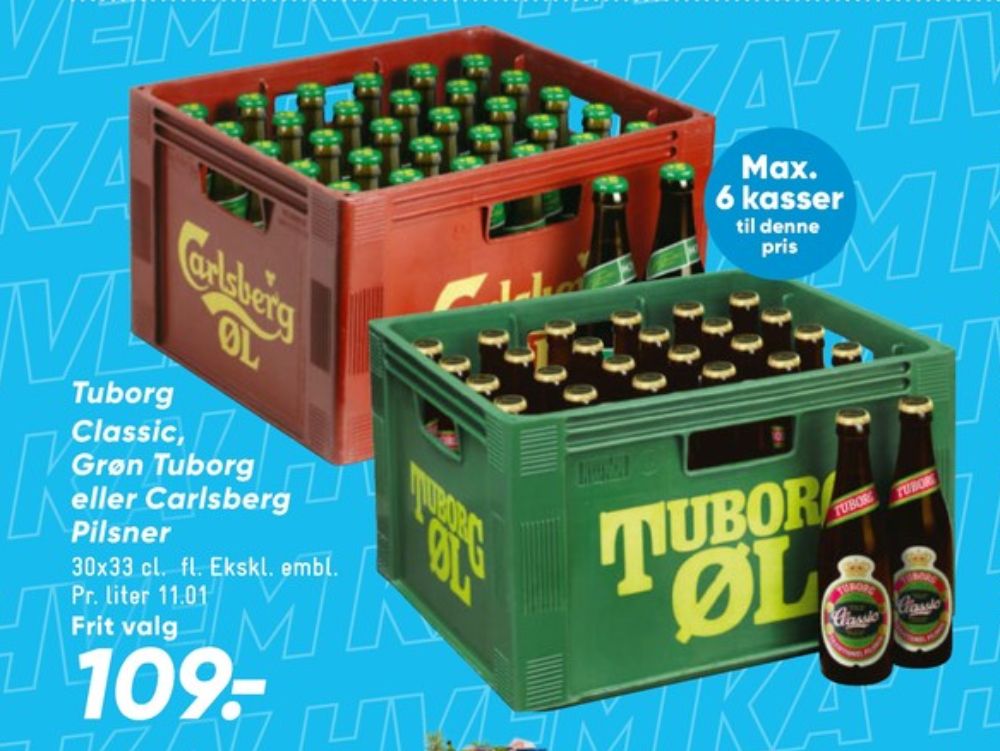 Tuborg Classic, Øl
