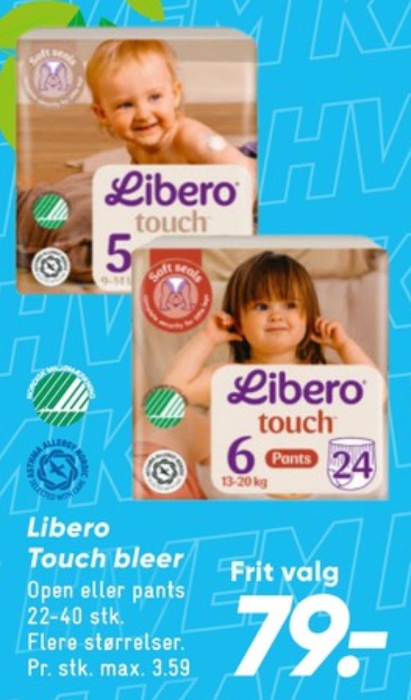 Libero Touch, Bleer str 3 5-8 kg
