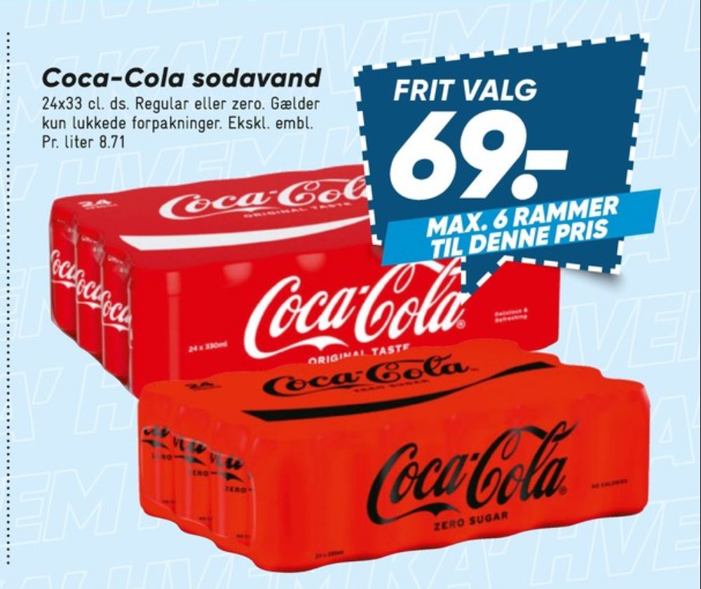 Coca Cola Zero, Cola 24 pk.