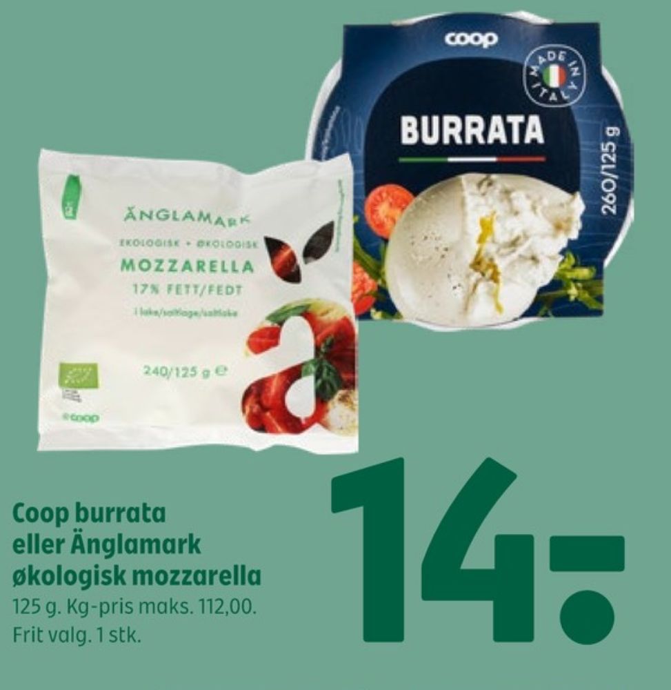 Änglamark, Mozzarella