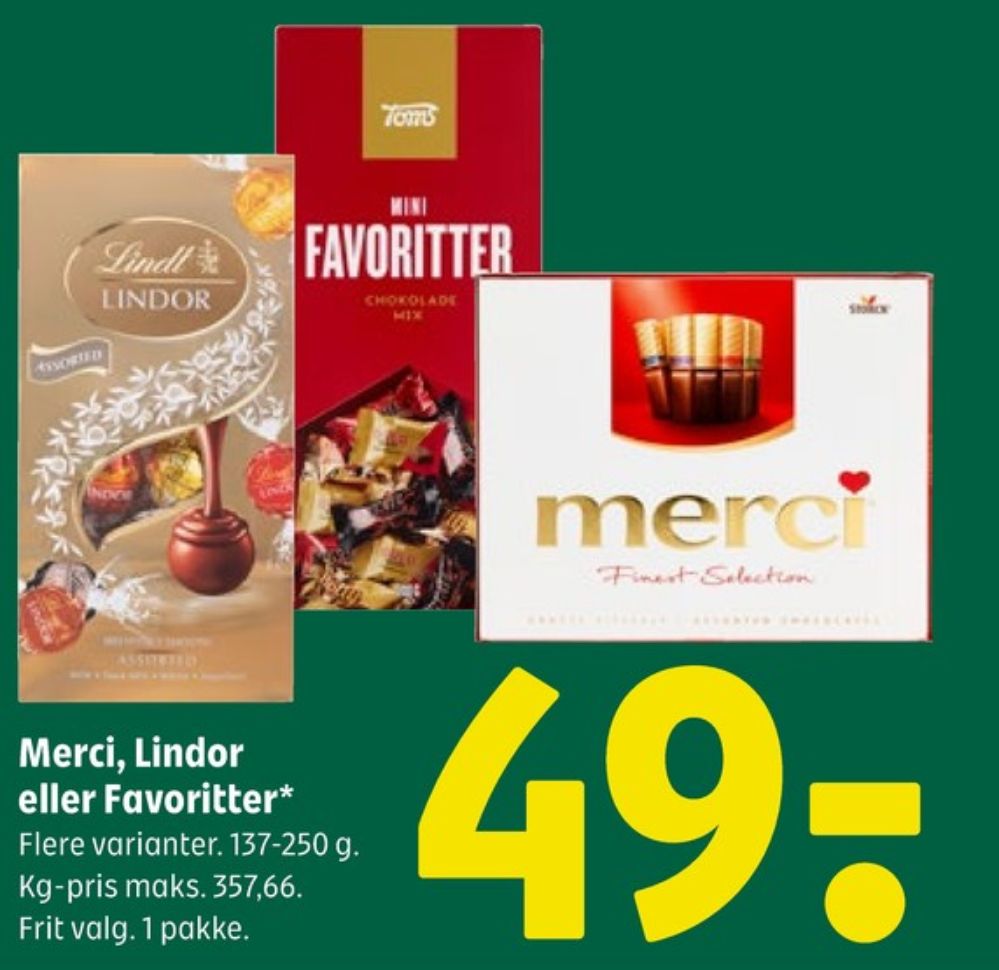 Lindt Lindor, Chokoladekugler Assorted