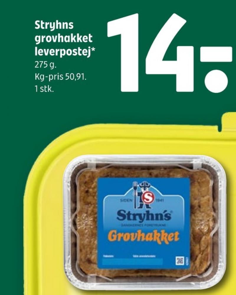 Stryhns Grovhakket, Leverpostej