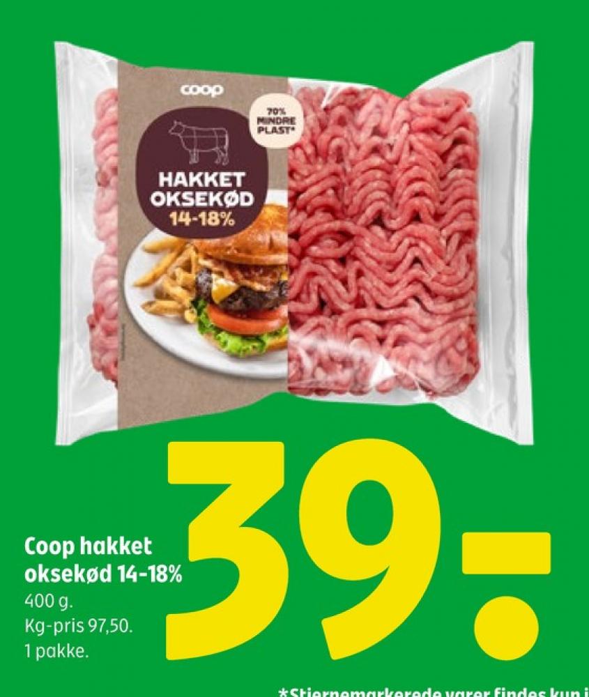 Coop, Hakket oksekød 14-18%