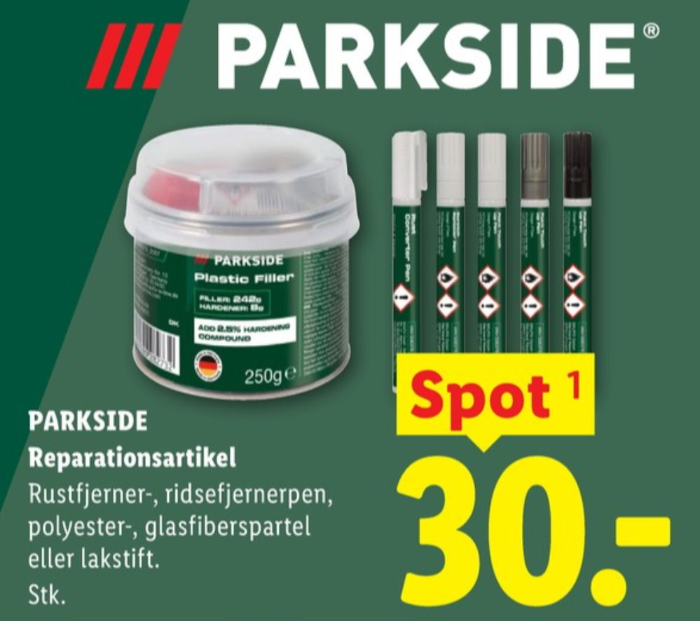 Parkside, Autoprodukter