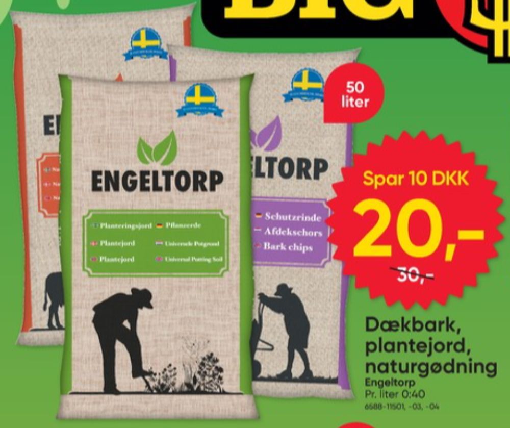 Engeltorp, Plantejord