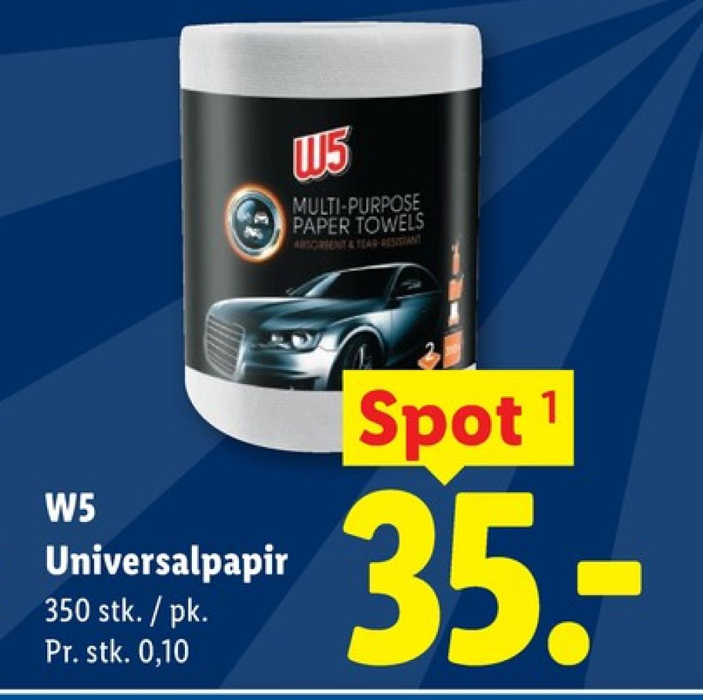 W5, Renseservietter