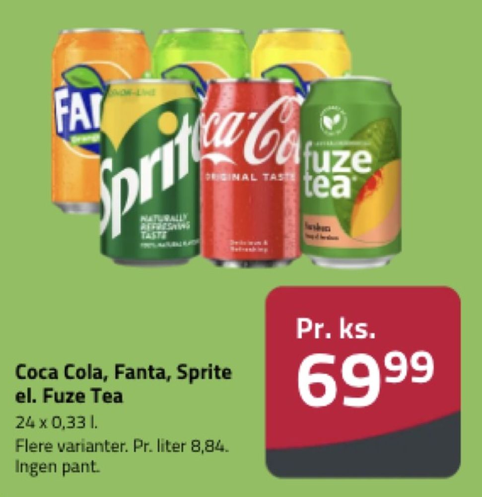 Fanta Exotic, Appelsinsodavand 24 pk.