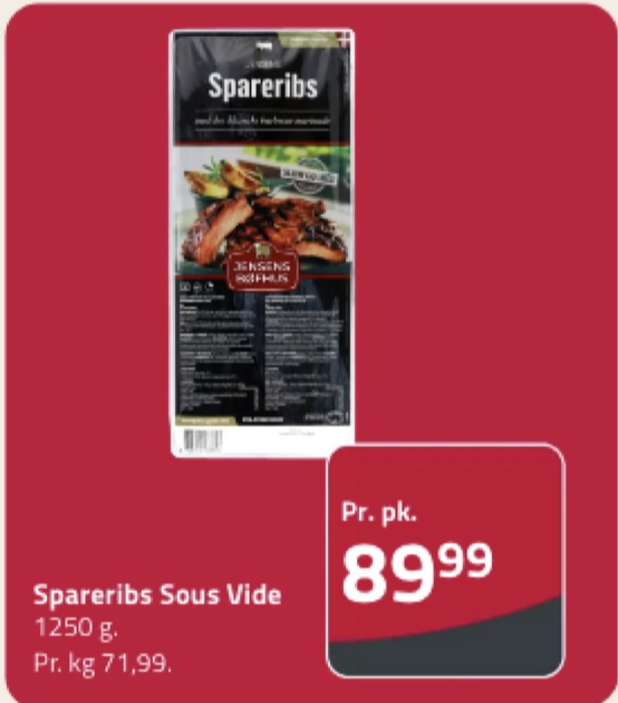 Jensens, Spareribs
