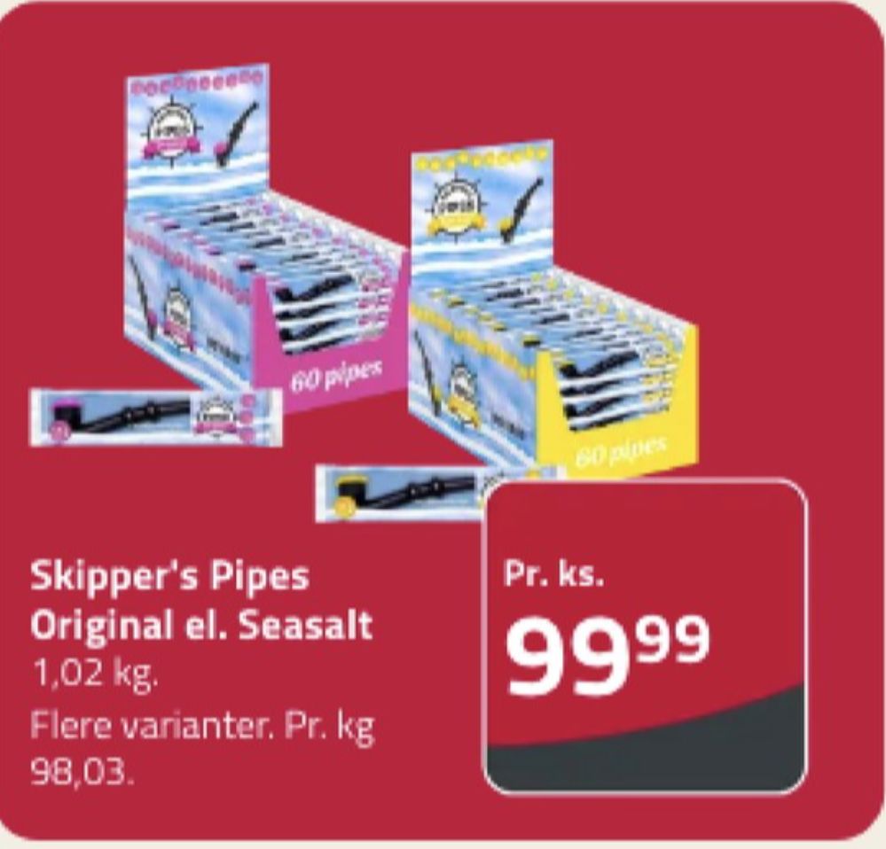Skippers Pipes, Lakridspiber Seasalt