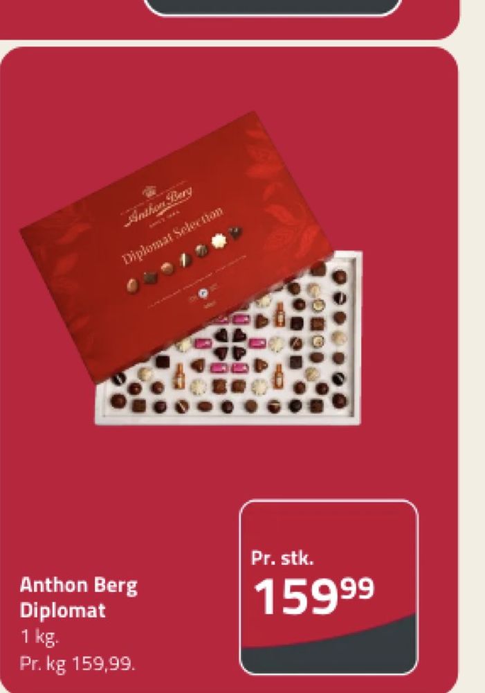 Anthon Berg Diplomat, Dessertchokolade