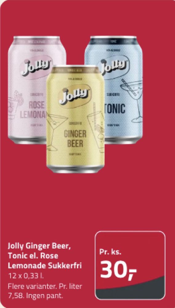 Jolly, Ginger Beer 12 pk.