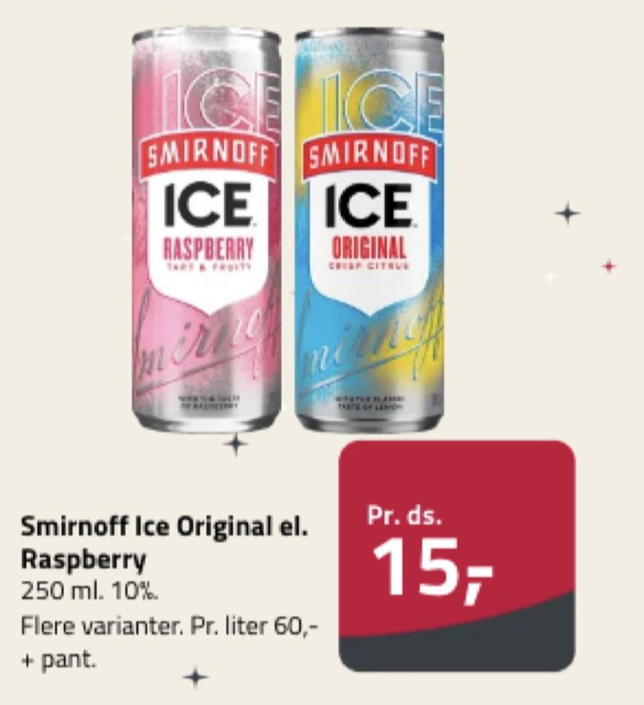 Smirnoff Ice Raspberry, Raspberry RTD